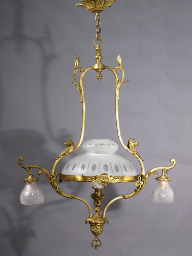 antique electric chandelier