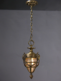Genuine Antique Lighting: Cast Bronze Lanterns with Ram Heads